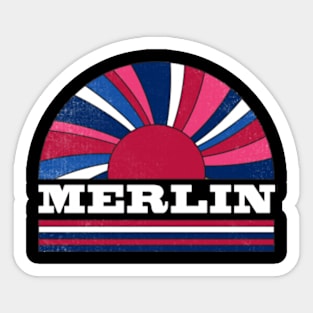 Proud To Be Merlin Personalized Name Limited Edition Sticker